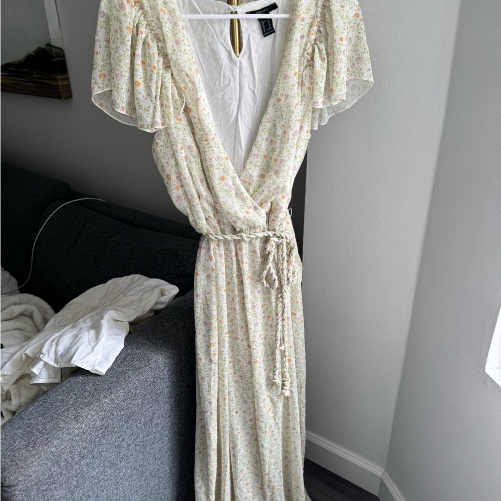 Floral Wrap Jumpsuit